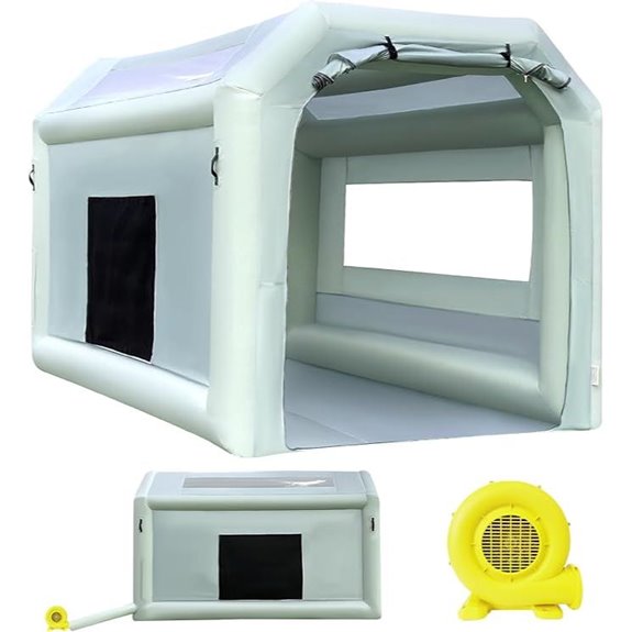 Inflatable Paint Booth Tent with Blower and Air Filter