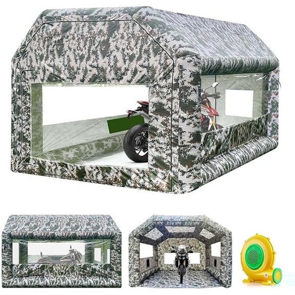 Inflatable Spray Booth 10x8.2x8.2 ft with Blower