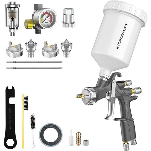 InoKraft D1 LVLP Air Spray Gun Kit