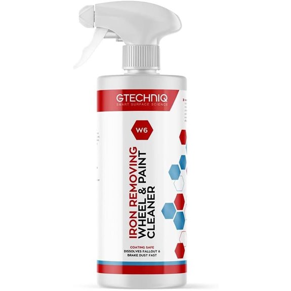 Gtechniq W6 Iron & Paint Cleaner for Cars