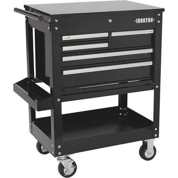 Ironton 30in. 5-Drawer Mechanic's Tool Cart