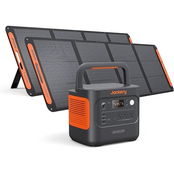 Jackery 2000V2 Solar Generator with 2 Panels