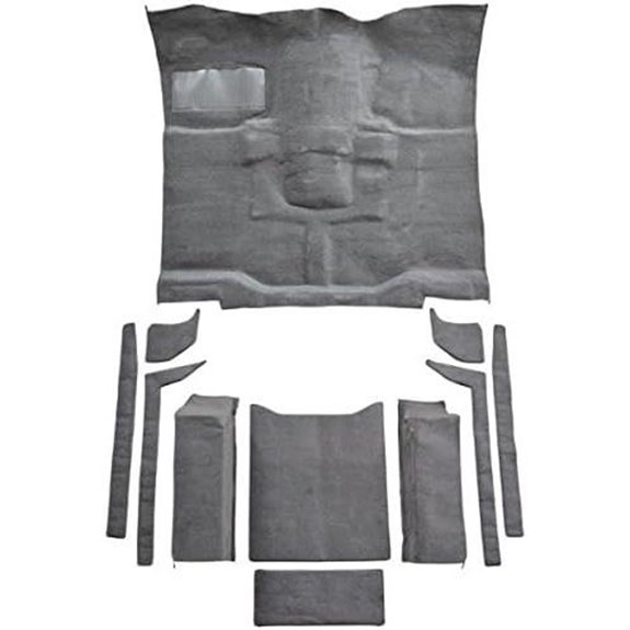 ACC Jeep CJ-7 Carpet Kit (1976-1986 Black Plush)