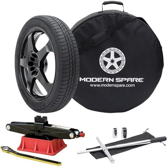 Modern Spare Compact Tire Kit for Jeep Compass