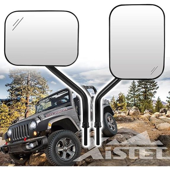 Xislet Jeep Door Off Mirror Replacement