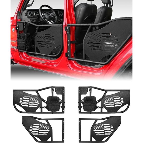 ROADER JL Gladiator Tube Doors for Jeep Wrangler