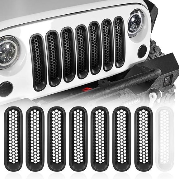 Hooke Road Jeep JK Mesh Grill Inserts (7PCS)