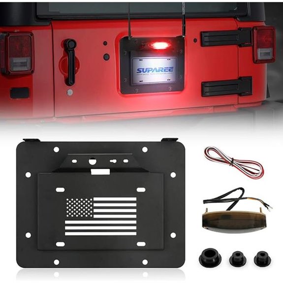 SUPAREE Jeep JK Spare Tire Delete & License Plate Kit
