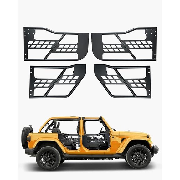 VEVOR Jeep JK Tube Doors for 2007-2018 Wrangler