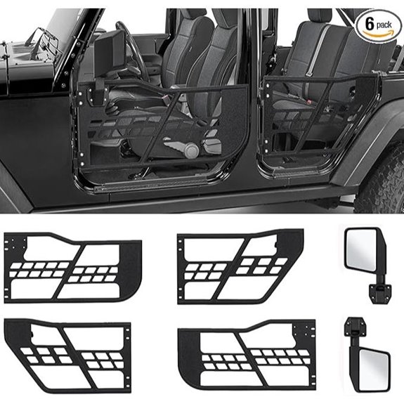 Off Road Tubular Trail Doors for Jeep JL/JT (Set of 4)
