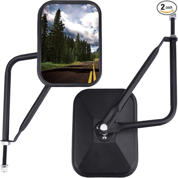 JUSTTOP Jeep Side View Mirror 2-Pack