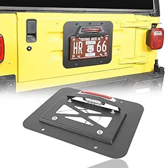 Hooke Road Tire Delete & License Plate Kit for Jeep TJ