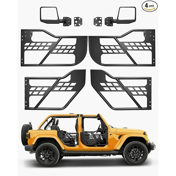 VEVOR Jeep Tube Doors for Wrangler & Gladiator