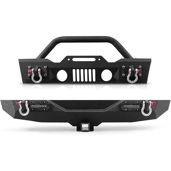 Off Road Bumpers Set for Jeep Wrangler JK 2007-2018