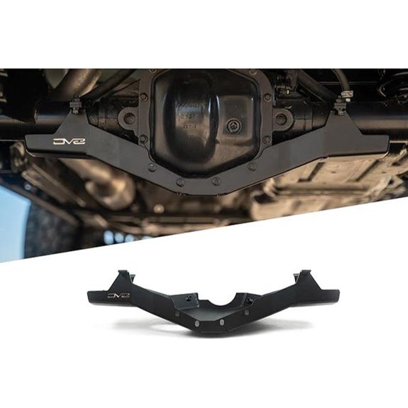 DV8 Rear D44 Differential Skid Plate for Jeep Wrangler