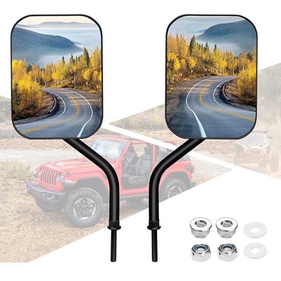 BETOOLL Jeep Wrangler Doors Off Mirrors