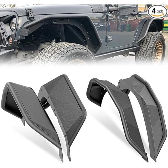 JK 4-Piece Fender Flares Kit for Jeep Wrangler
