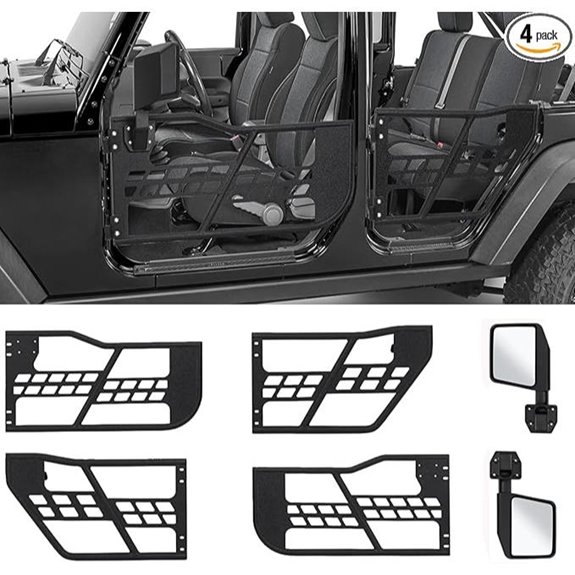 Off Road Tubular Trail Doors for Jeep Wrangler JK