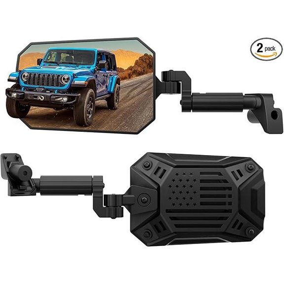 JOYTUTUS Jeep Wrangler JL/Gladiator Side Mirrors Off