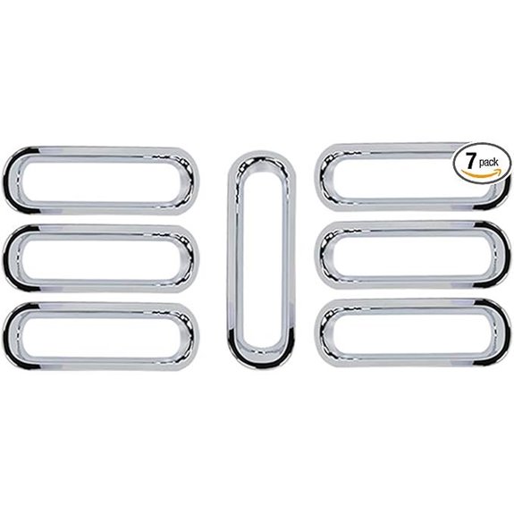 Chrome JK Grill Mesh Inserts for Jeep Wrangler