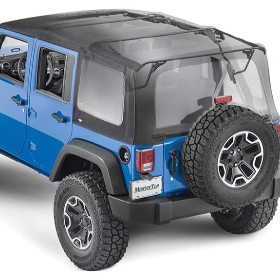 MasterTop Soft Top and Frame Kit for Jeep Wrangler