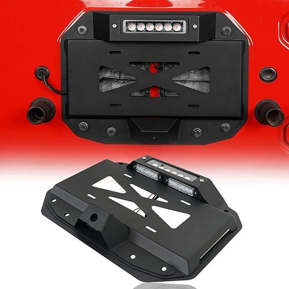 u-Box JL Wrangler Tire Delete & Plate Relocation Kit