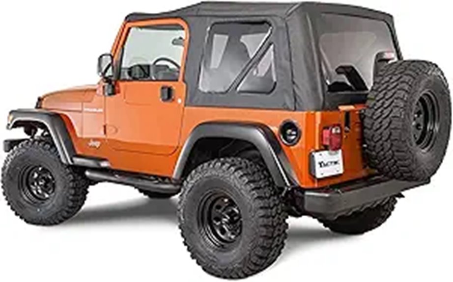 TACTIK Replacement Soft Top for Jeep Wrangler TJ