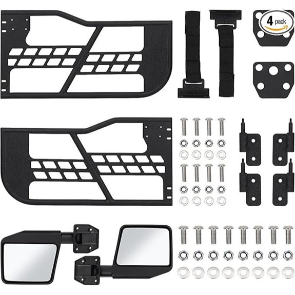 Off-Road Jeep Wrangler JK Tubular Doors (Set of 2)