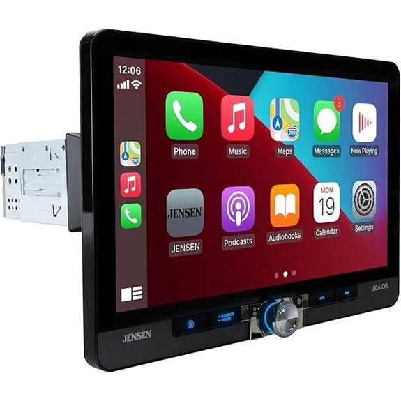 JENSEN 10.1-inch CarPlay/Android Auto Touchscreen Stereo