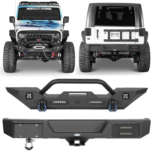 Hooke Road JK Front and Rear Bumper Kit