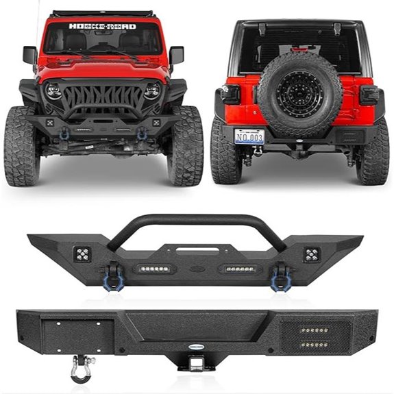 Hooke Road JL Front and Rear Bumper Set
