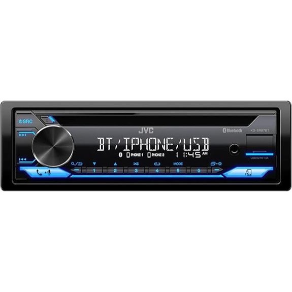 JVC Bluetooth CD Car Stereo with USB