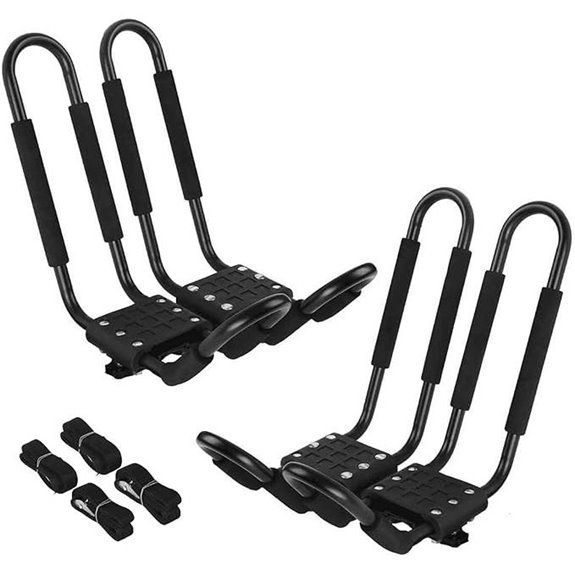 PIRIPARA Kayak Roof Rack Set for Cars and SUVs