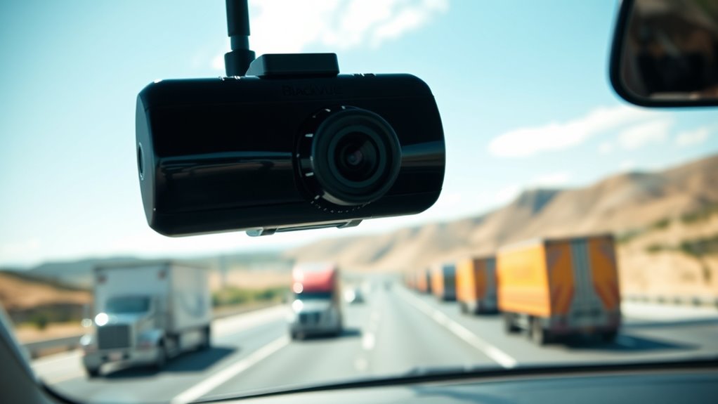 key features for truck dash cams