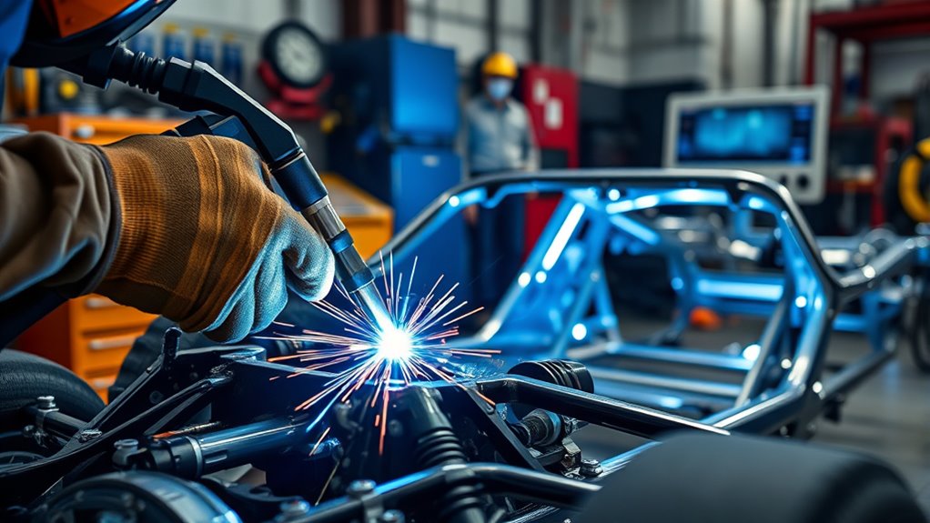 key welding machine features