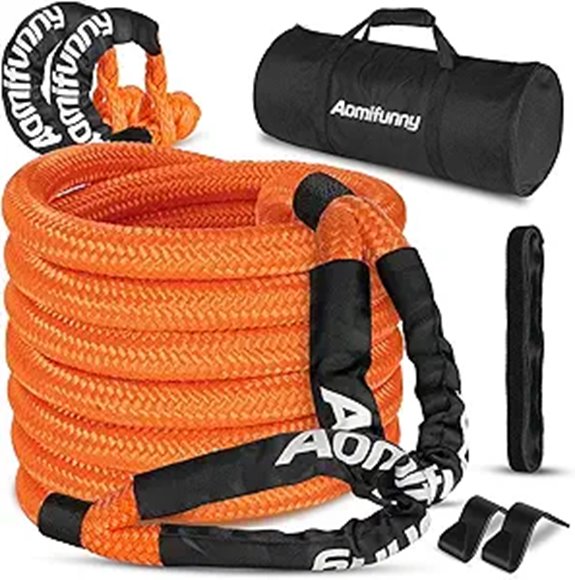 Kinetic Recovery Tow Rope Kit with Shackles