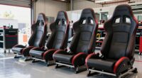 large comfortable racing seats