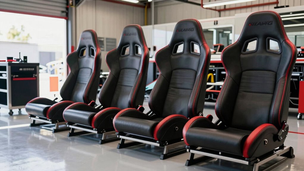 large comfortable racing seats