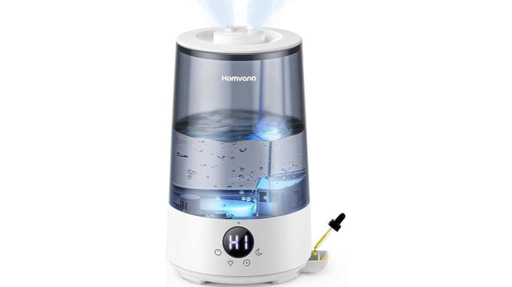 large grey ultrasonic humidifier