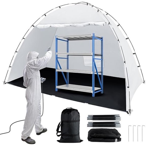 Siebwin Large Portable Spray Paint Tent with Floor