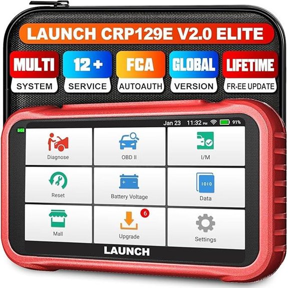 LAUNCH CRP129E V2.0 OBD2 Scanner with Reset Tools