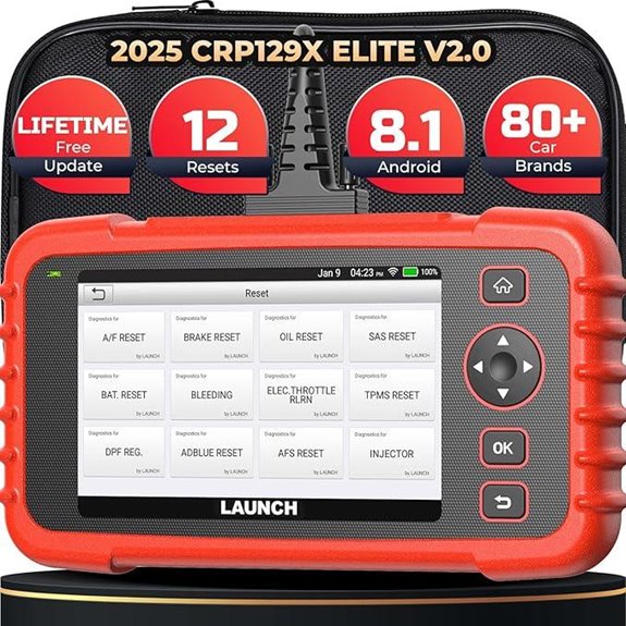 LAUNCH CRP129X V2.0 OBD2 Scanner with Updates