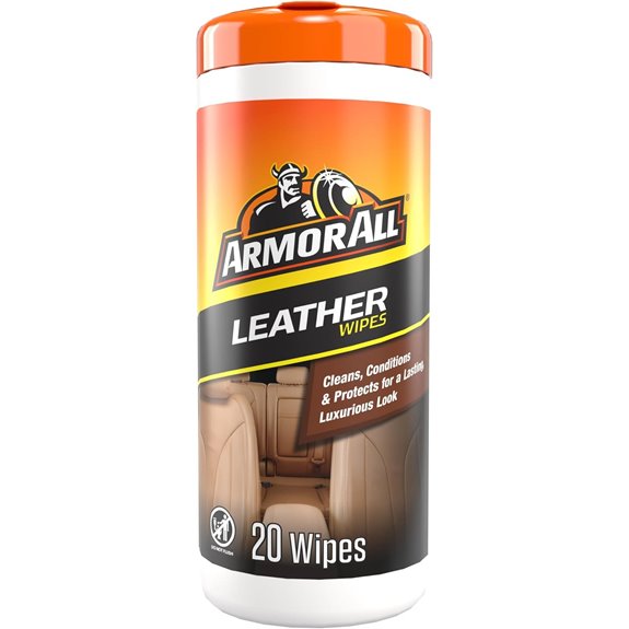 Armor All Interior Cleaner Car Leather Wipes (20 Count)