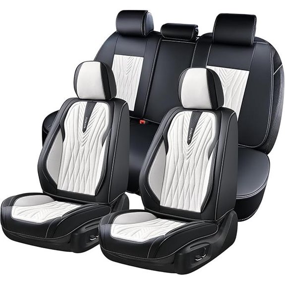 FLORICH Leather Car Seat Covers for 5 Seats