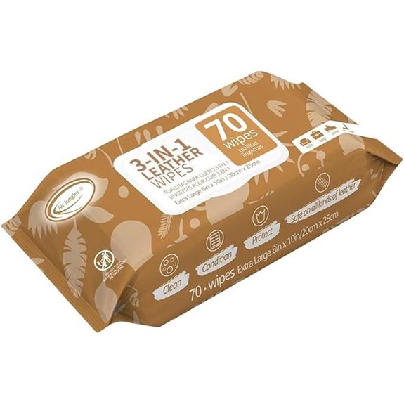 Air Jungles Leather Cleaner Wipes 70 Count