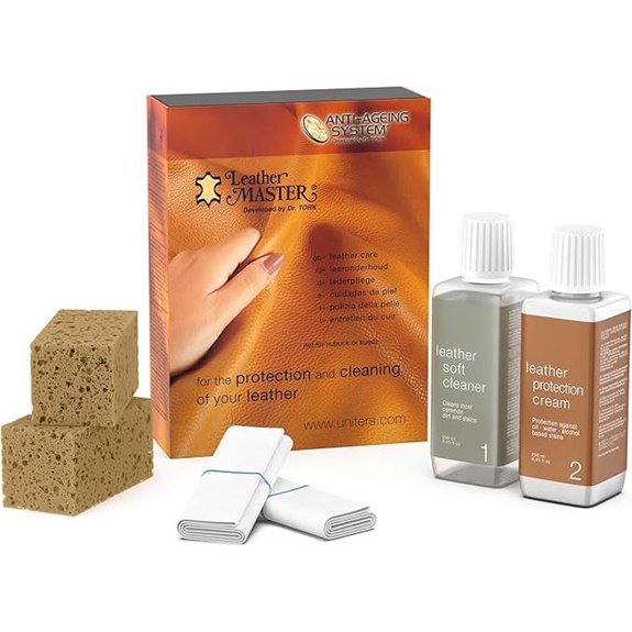 Leather Master Leather Care Kit with Cleaner & Conditioner