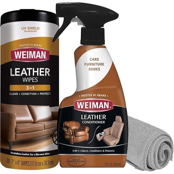 Weiman Leather Care Kit for Restoring & Protecting