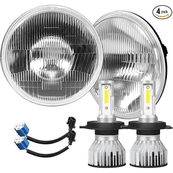 H4/9003 LED Headlight Bulb & Housing Conversion Kit