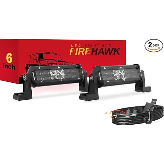 Firehawk 6-Inch LED Light Bar Kit (2-Pack)