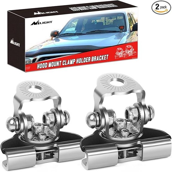 Nilight LED Light Bar Mounting Bracket (2PCS)